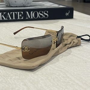 Vintage Chanel CC brown sunglasses